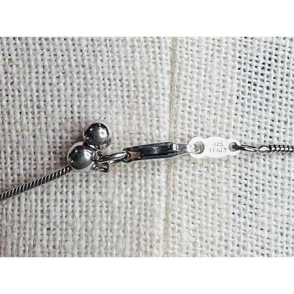 Silver 925 Simulated Fire Opal Snowflake 20" Necklace + Drop Earring Set Jewelry - Picture 8 of 15